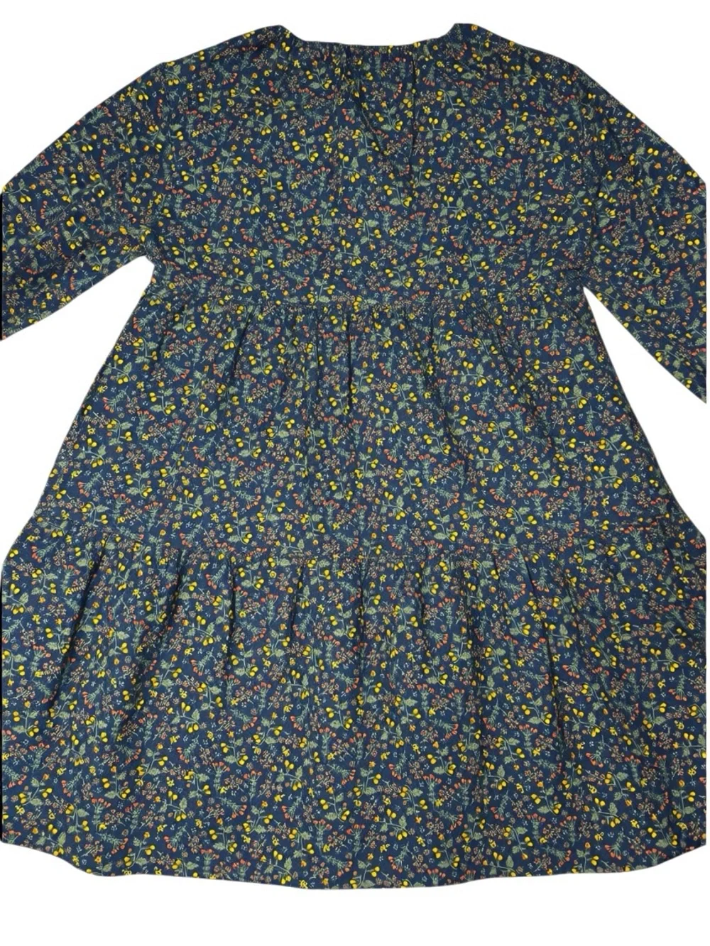 New LaBeca Cotton Floral Tiered Long Sleeve Dress Size 11/12